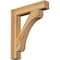 Ekena Millwork Legacy Block Rough Sawn Bracket, Western Red Cedar, 4"W x 24"D x 28"H BKT04X24X28LEC05RWR - alternate 1
